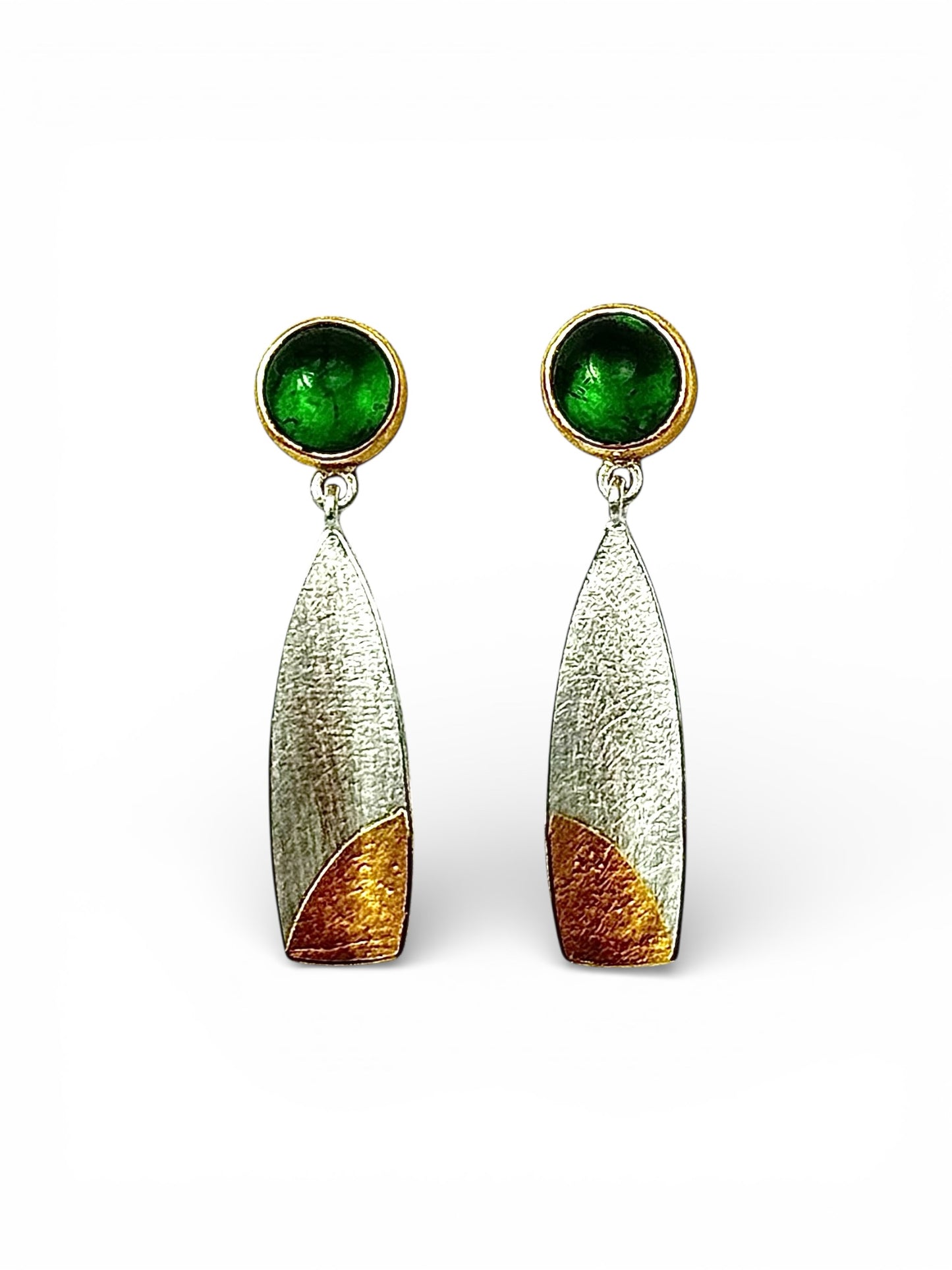 Green Tourmaline Earrings