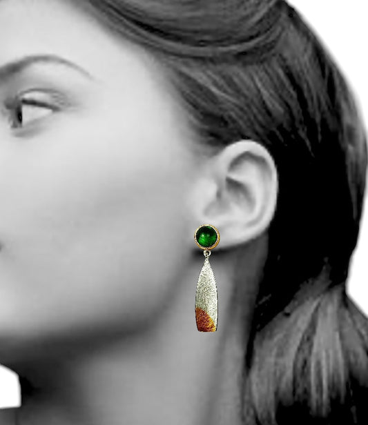 Green Tourmaline Earrings