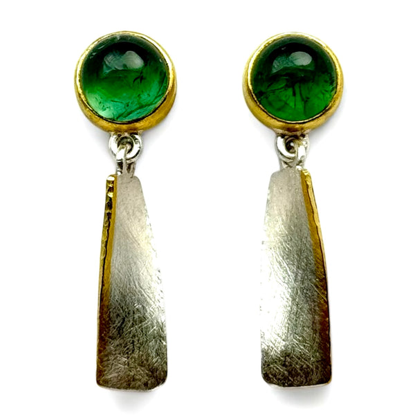 Green Tourmaline Earrings