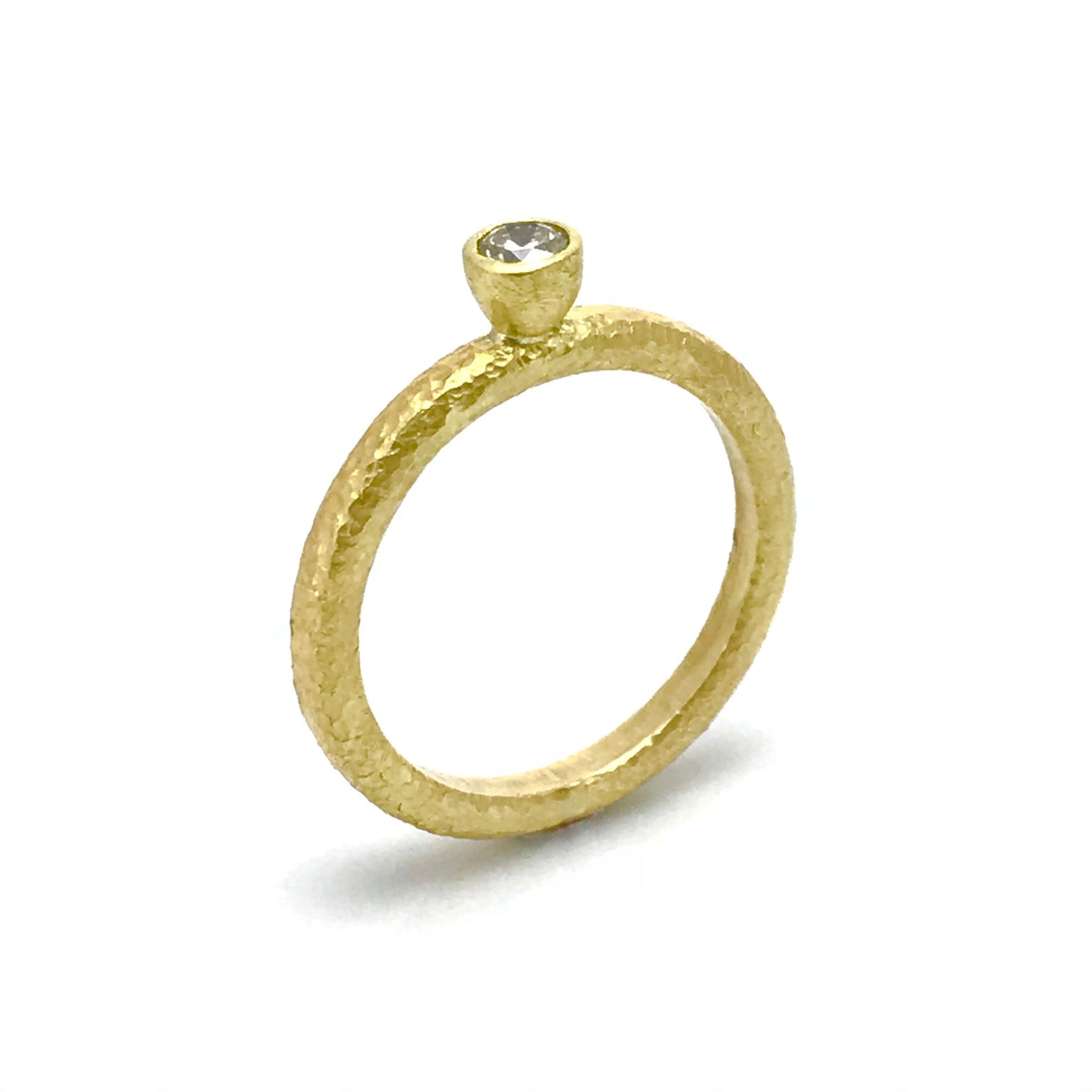 Golden Diamond Ring