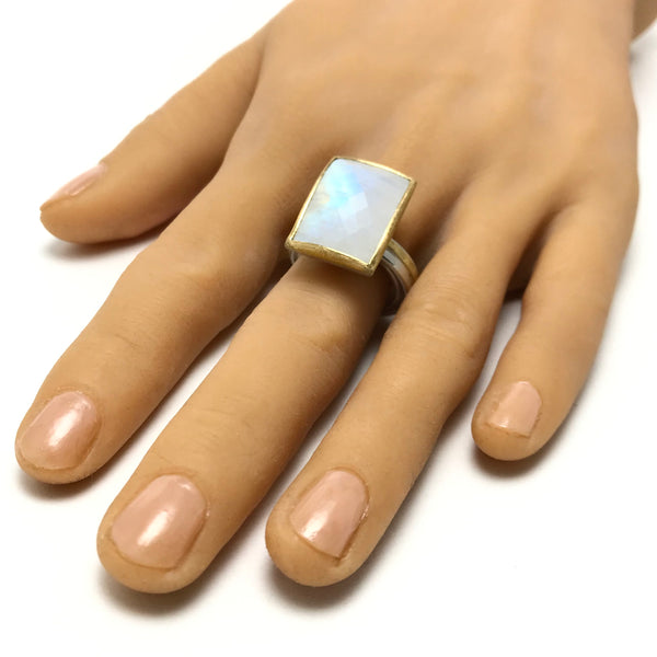 Moonstone ring