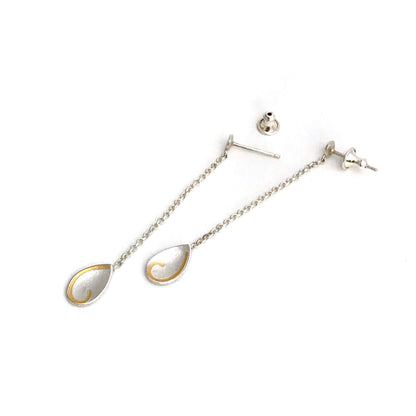Hanging Spiral Earrings