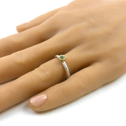Silver and Gold Topas Ring