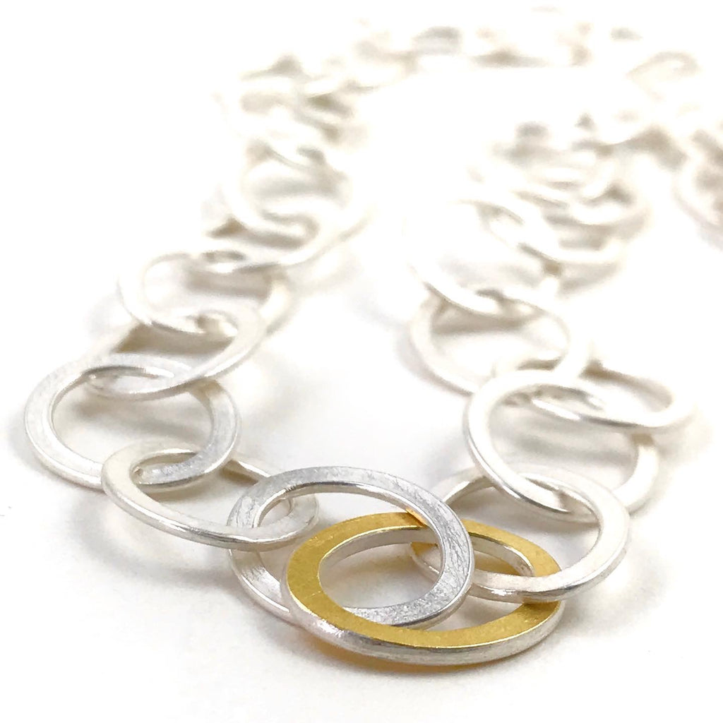 Oval chain necklace
